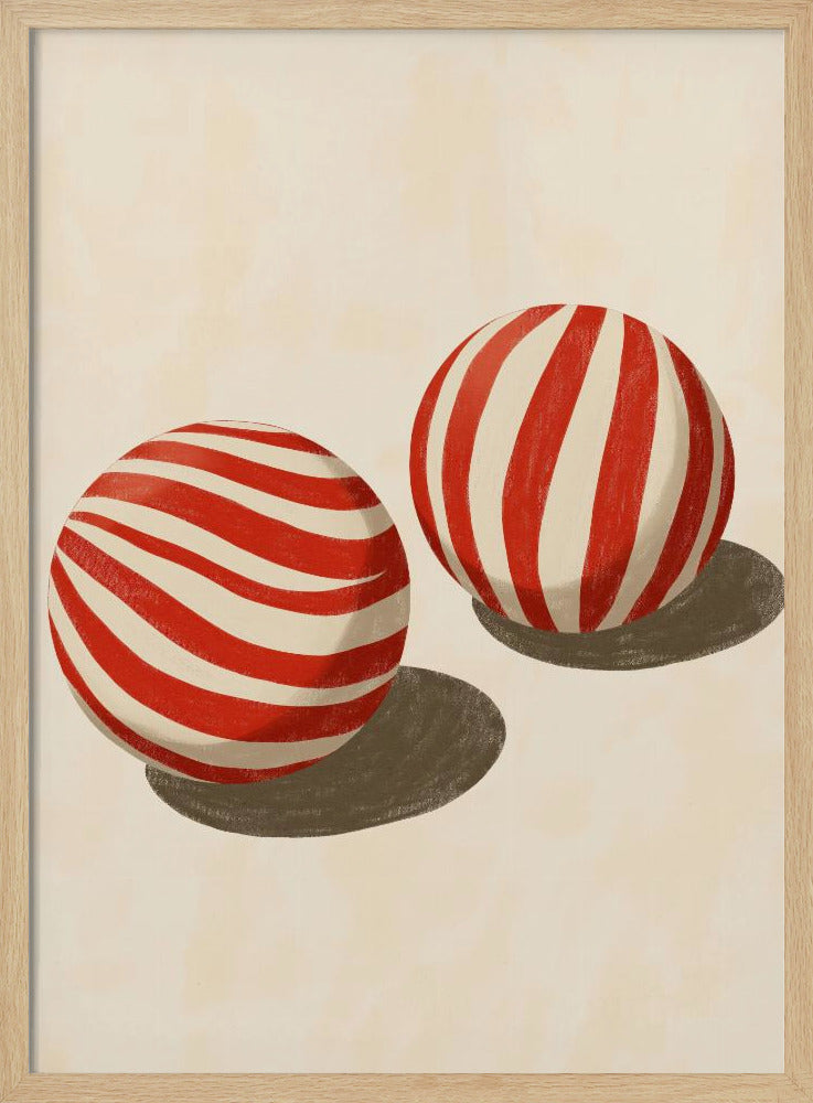Candy Swirl Spheres | Poster