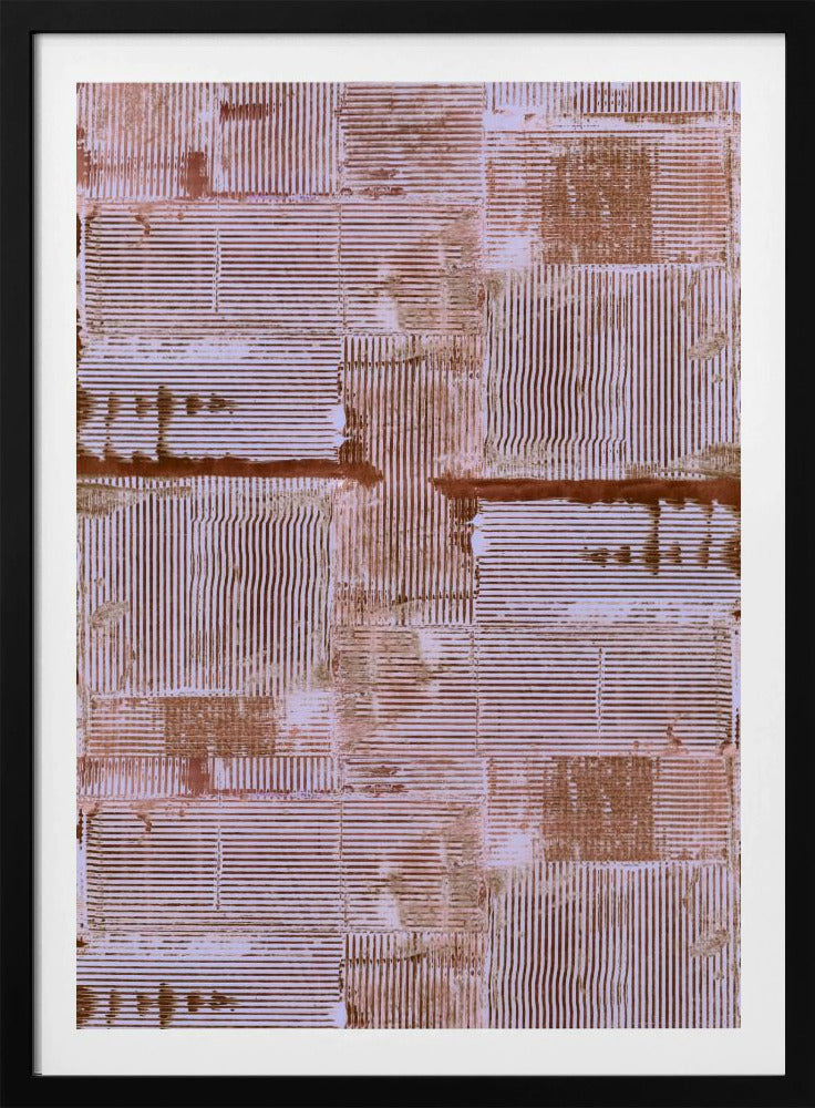 Cinnabar Soft Lines Texture No1 Print | Poster