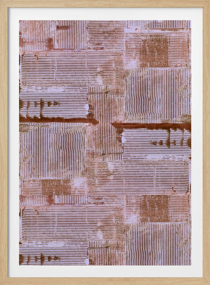 Cinnabar Soft Lines Texture No1 Print | Poster