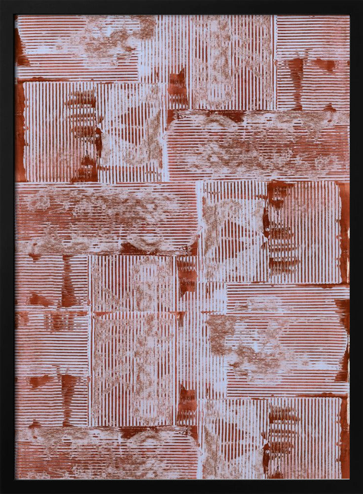 Cinnabar Soft Lines Texture No2 Print | Poster