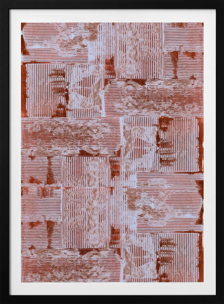 Cinnabar Soft Lines Texture No2 Print | Poster