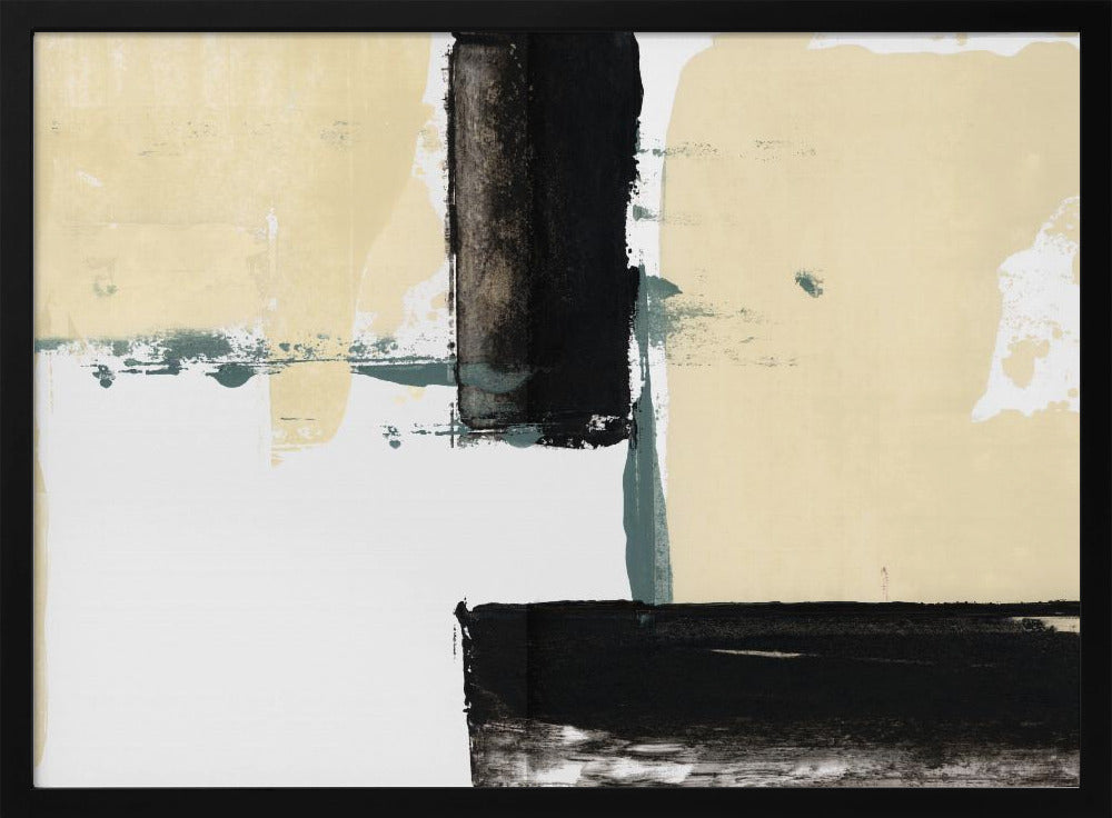 Neutral & Black Art Print No 1 | Poster