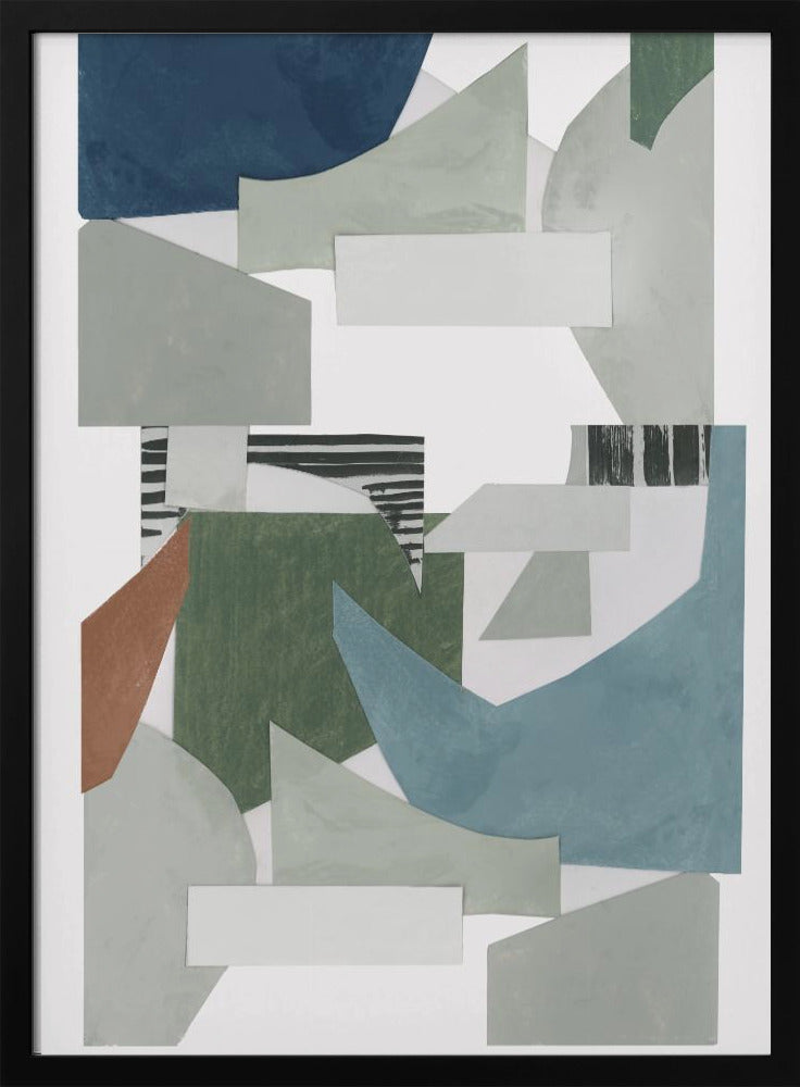 Neutral Geometric Print No 2 | Poster