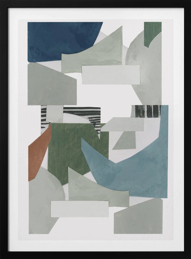 Neutral Geometric Print No 2 | Poster