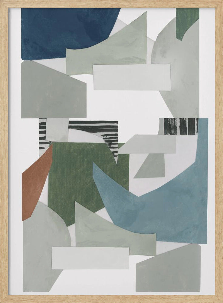 Neutral Geometric Print No 2 | Poster