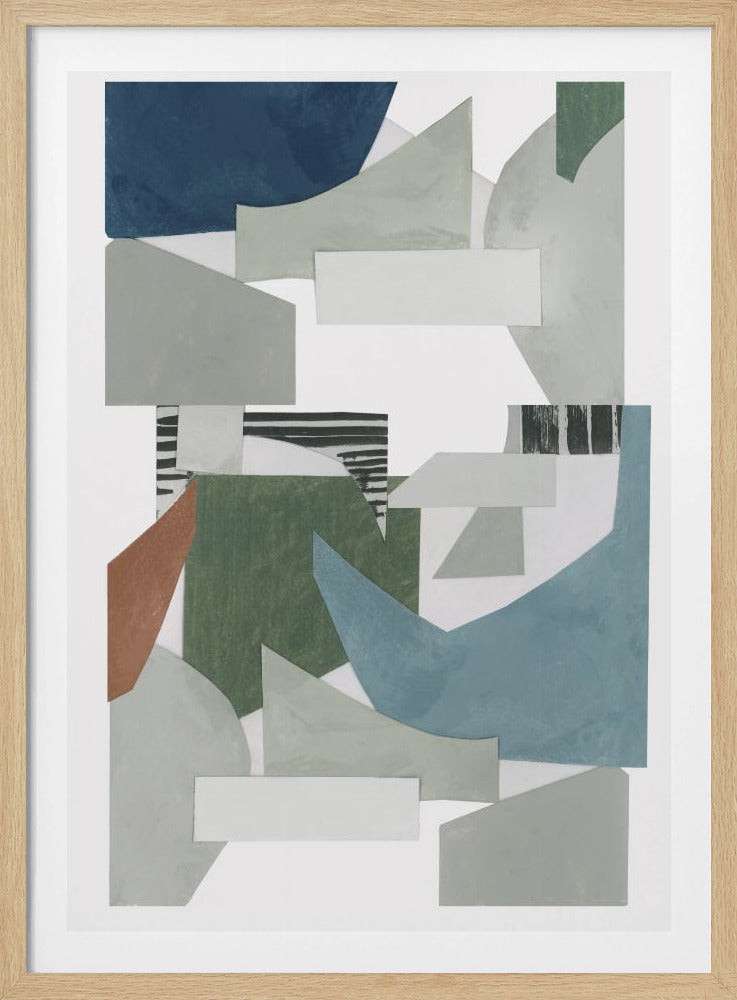 Neutral Geometric Print No 2 | Poster