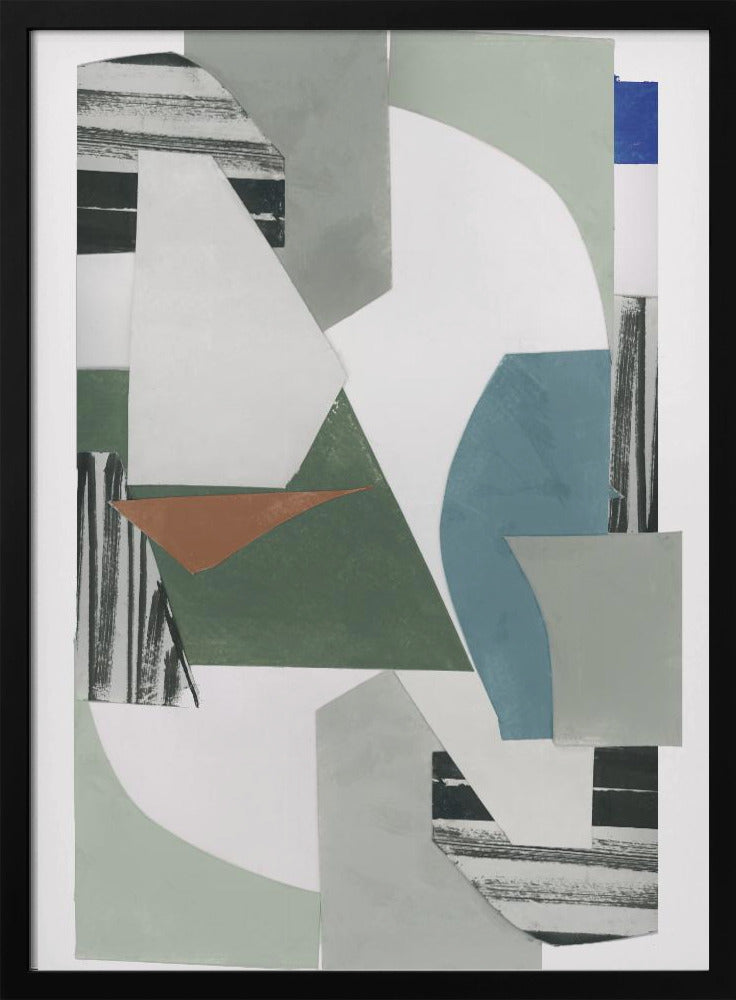 Neutral Geometric Print No 1 | Poster