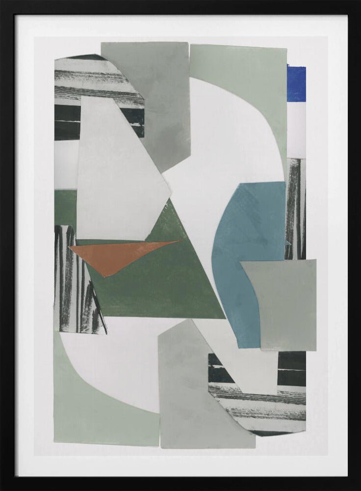 Neutral Geometric Print No 1 | Poster