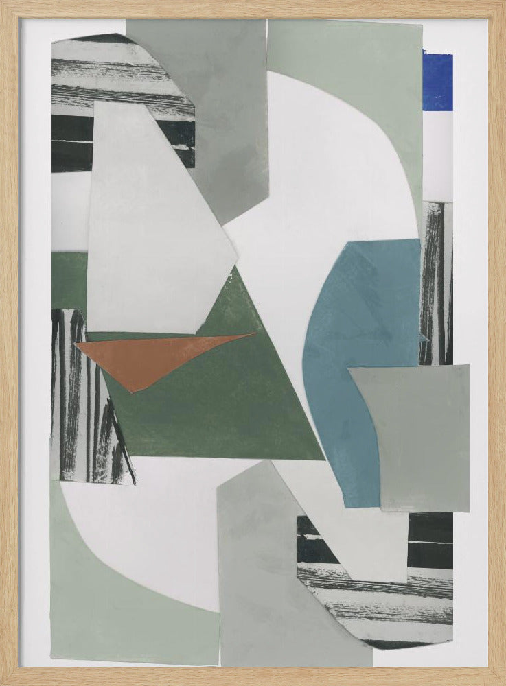 Neutral Geometric Print No 1 | Poster