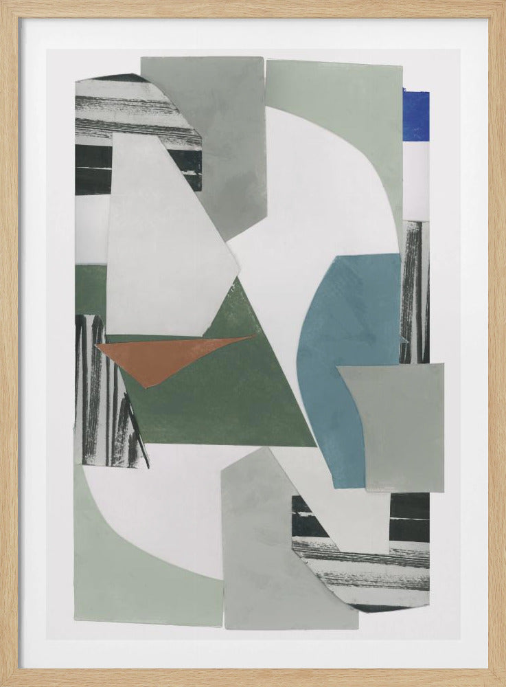 Neutral Geometric Print No 1 | Poster