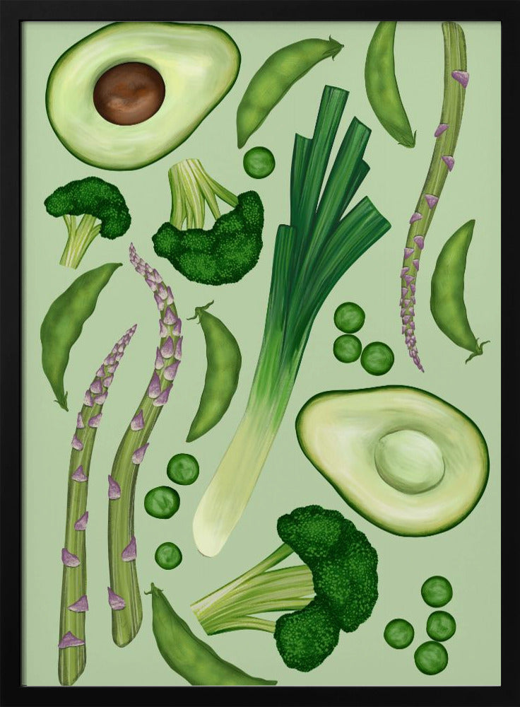 Green vegetables | Poster