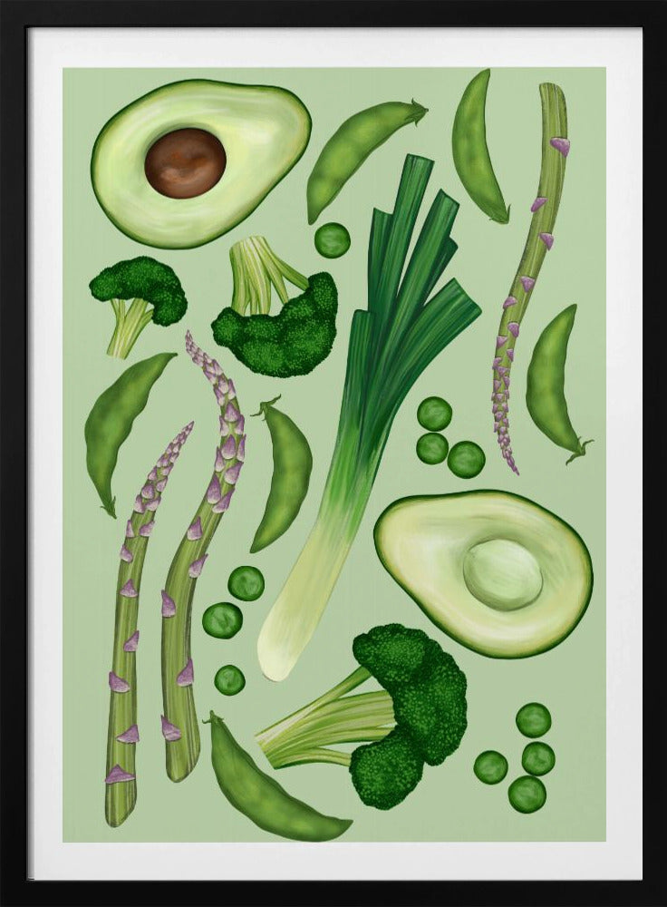 Green vegetables | Poster