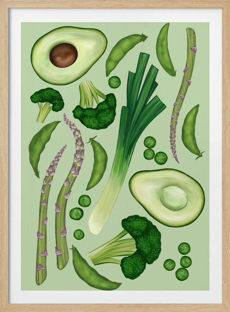 Green vegetables | Poster