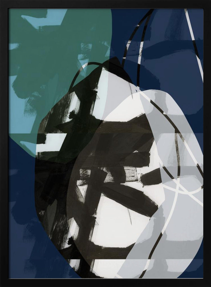 Dark Blue Beauty No2 | Poster