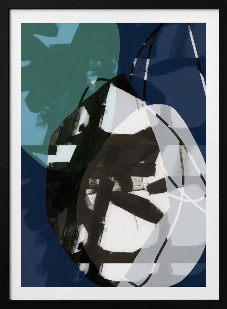 Dark Blue Beauty No2 | Poster