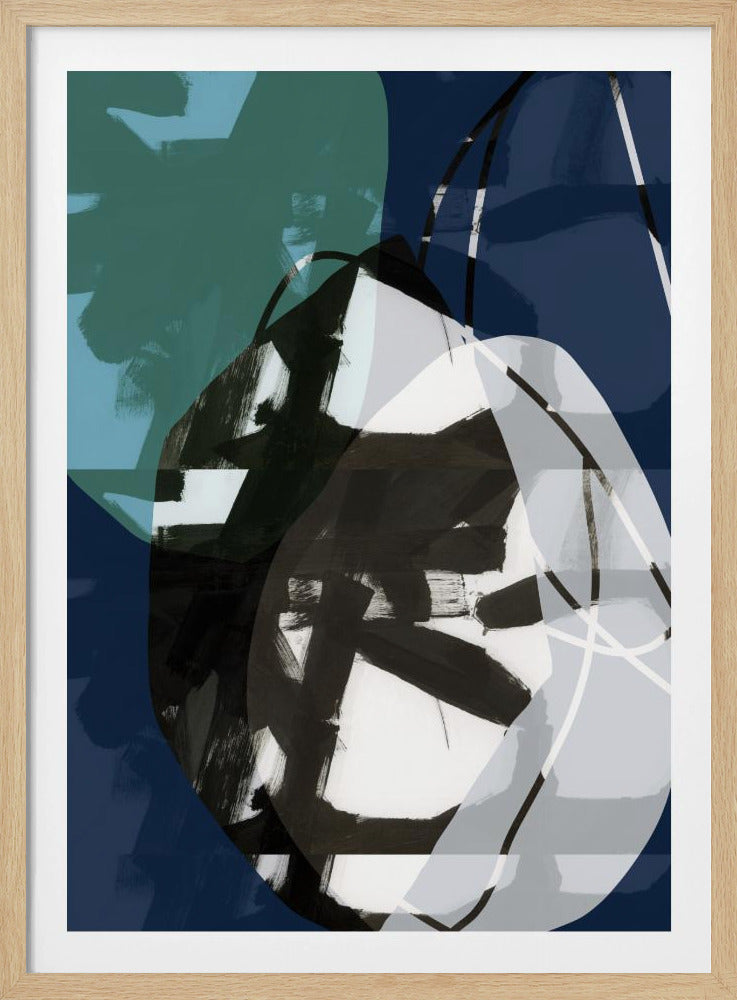 Dark Blue Beauty No2 | Poster