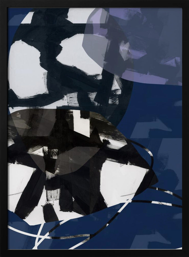 Dark Blue Beauty No1 | Poster