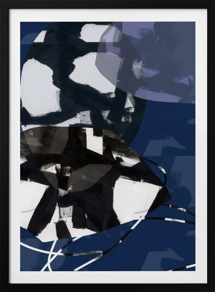 Dark Blue Beauty No1 | Poster