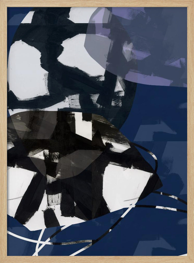 Dark Blue Beauty No1 | Poster