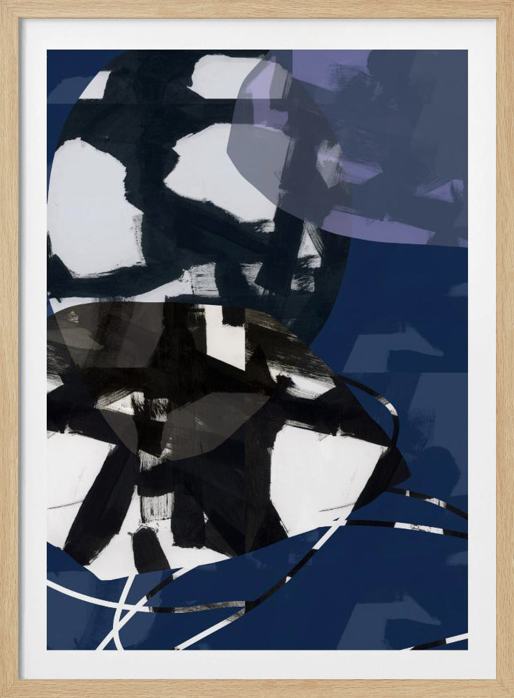 Dark Blue Beauty No1 | Poster