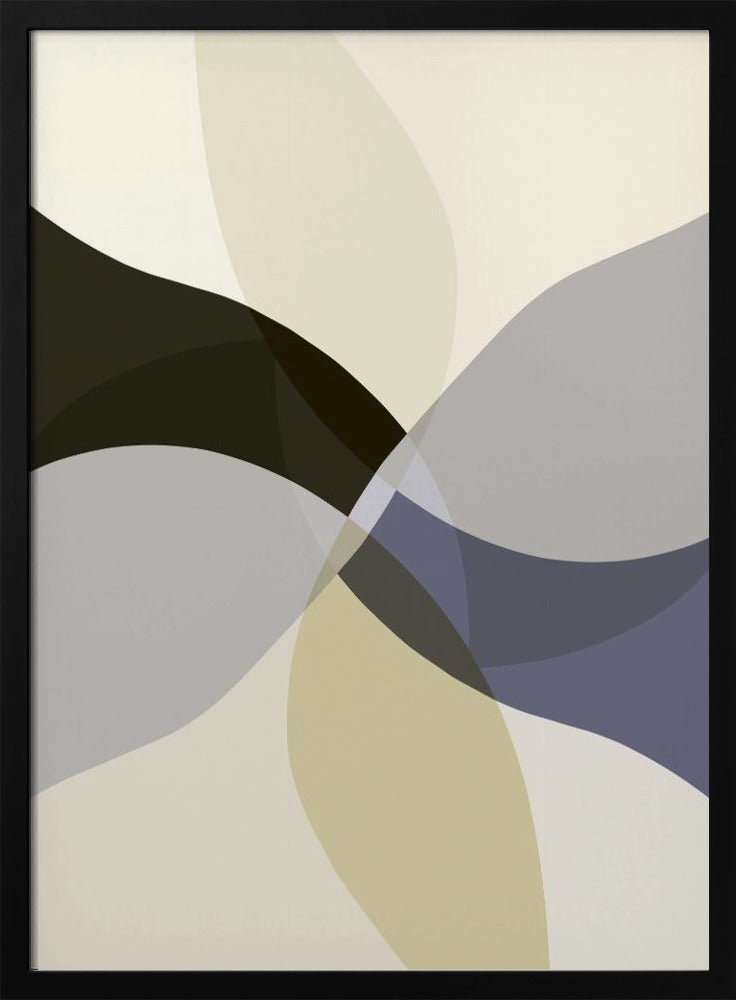 Abstract Neutral Shapes Print 3 | Poster