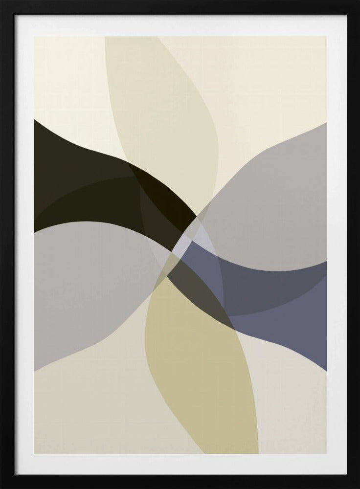 Abstract Neutral Shapes Print 3 | Poster