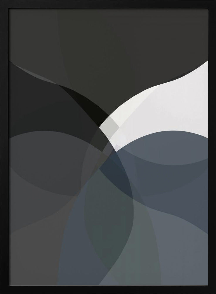 Abstract Neutral Shapes Print 4 | Poster