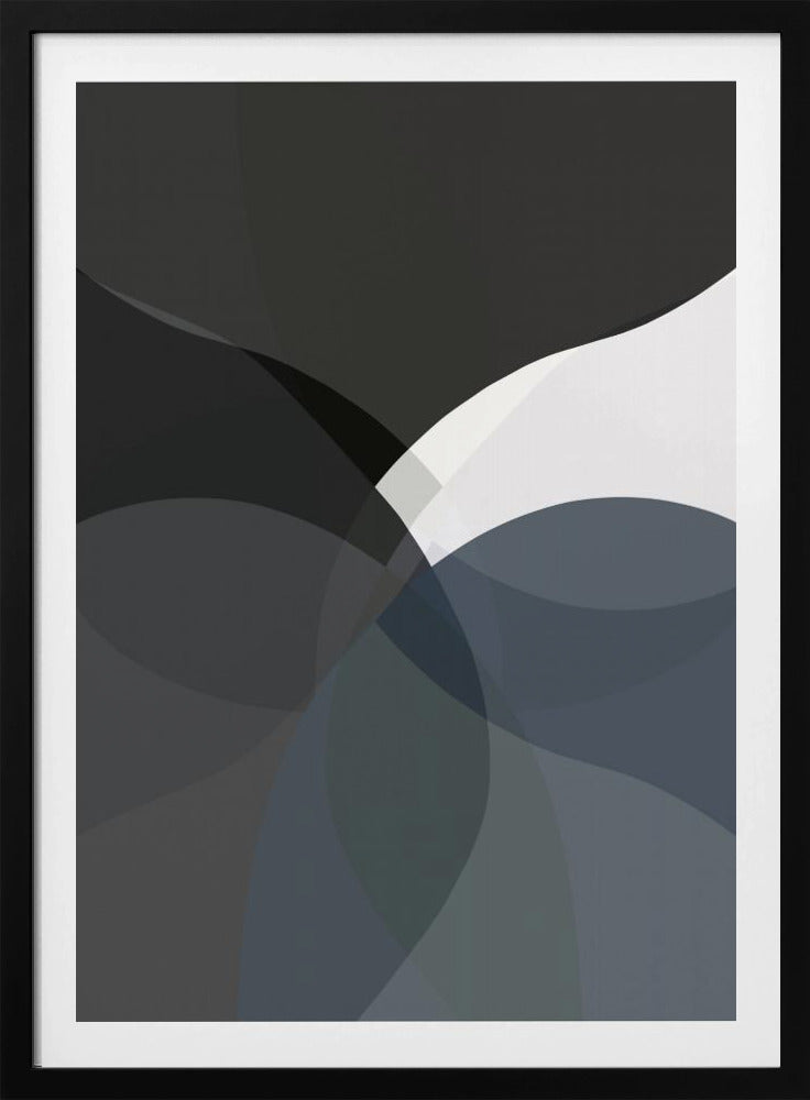 Abstract Neutral Shapes Print 4 | Poster