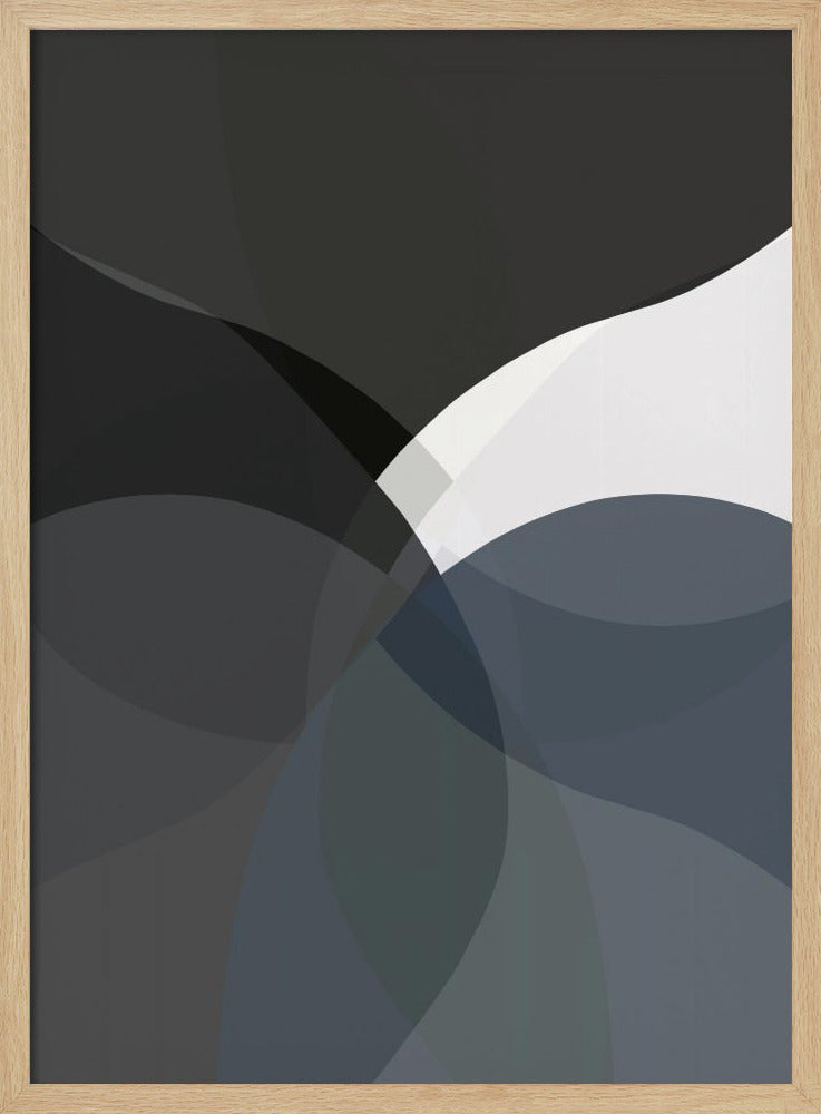 Abstract Neutral Shapes Print 4 | Poster
