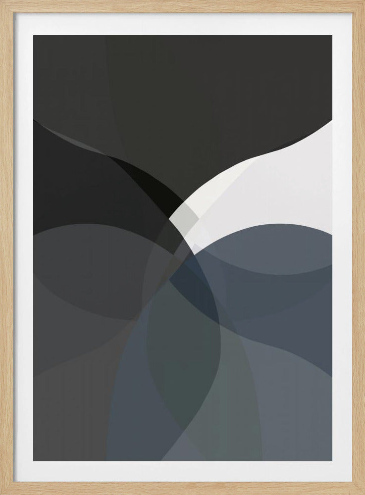 Abstract Neutral Shapes Print 4 | Poster