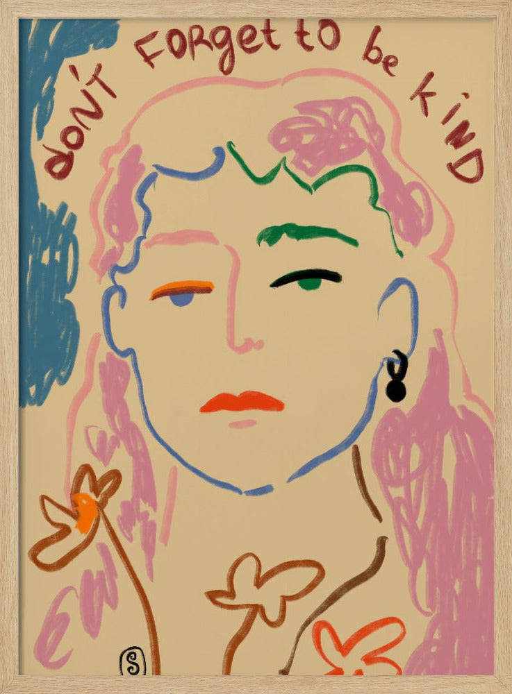 Don’t forget to be kind | Poster