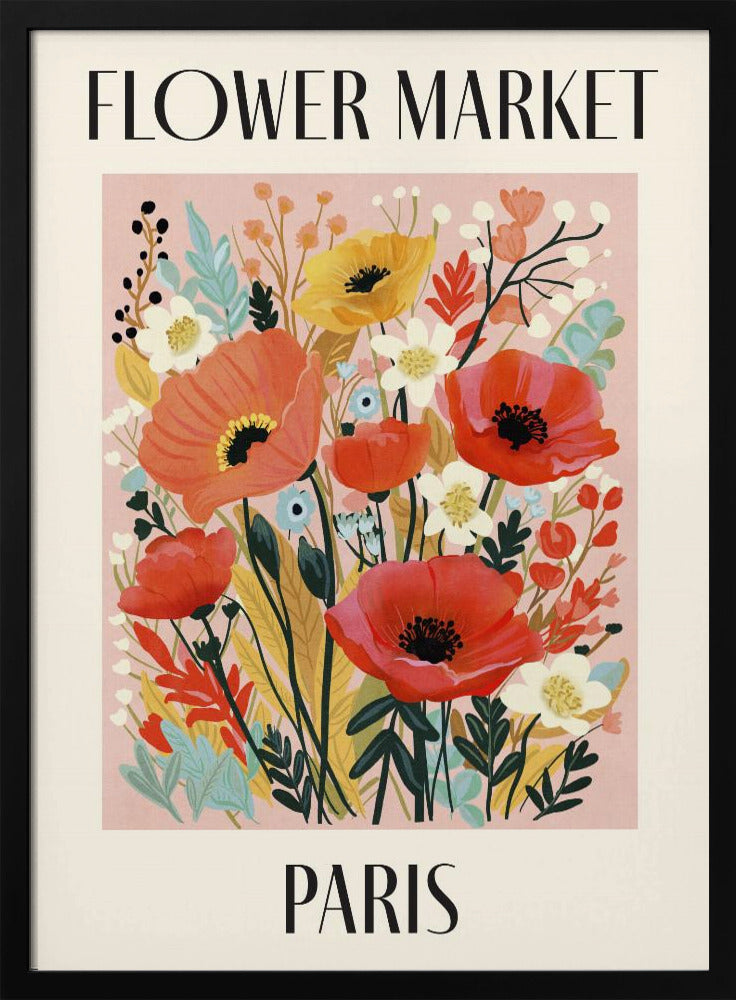 Flower Market Paris France | Poster