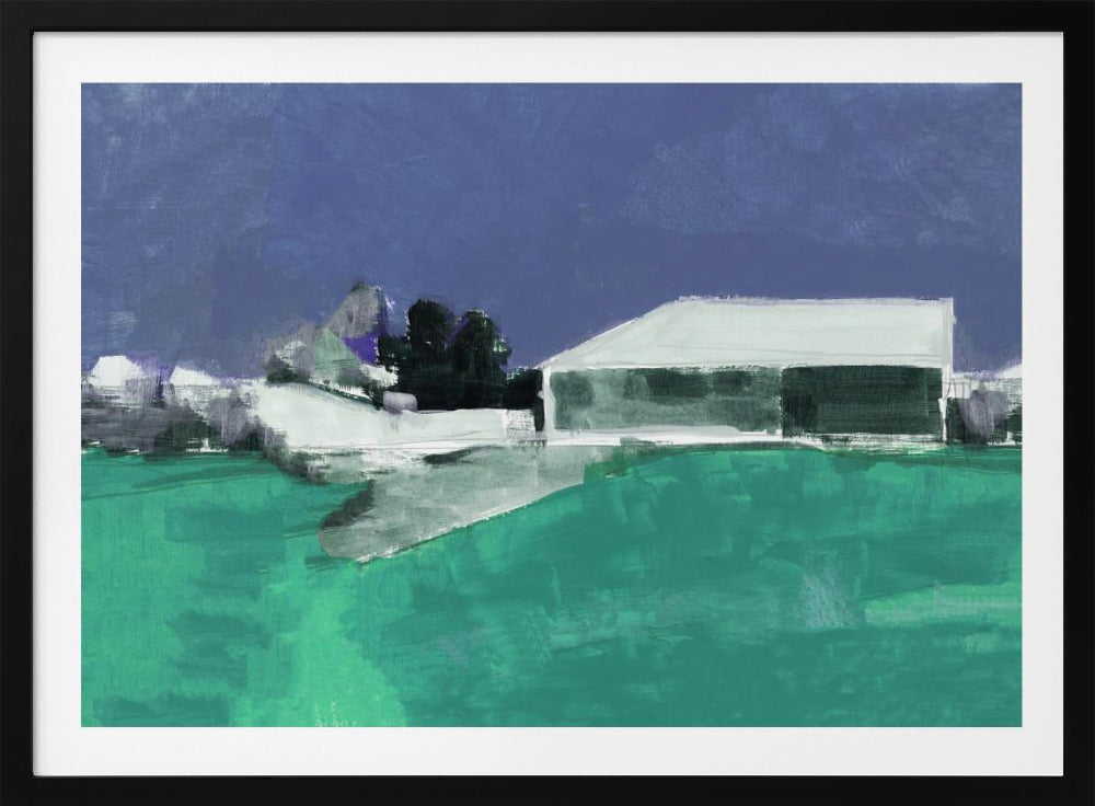 Modern Farm House No 1 | Poster