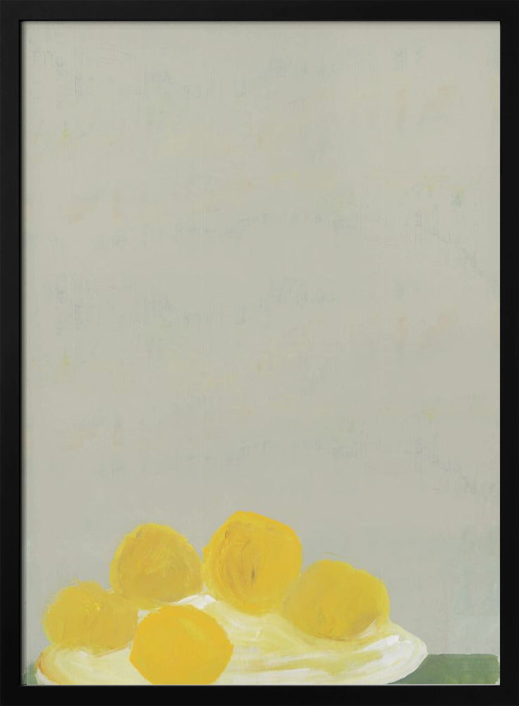 Limoni sul piatto No 2 | Poster