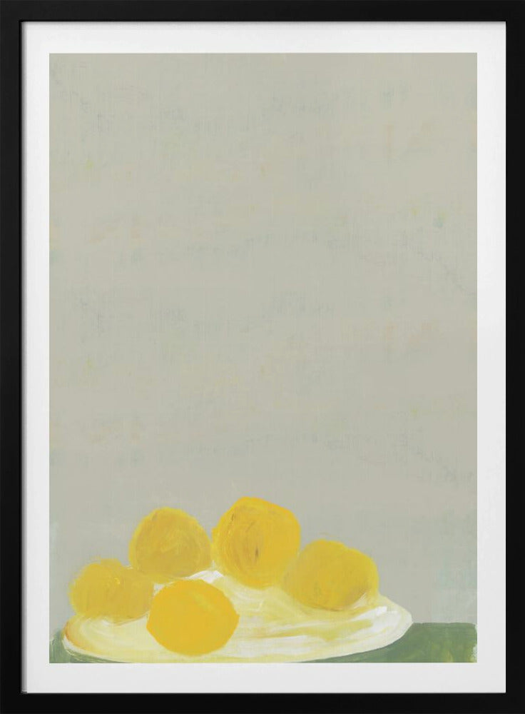 Limoni sul piatto No 2 | Poster