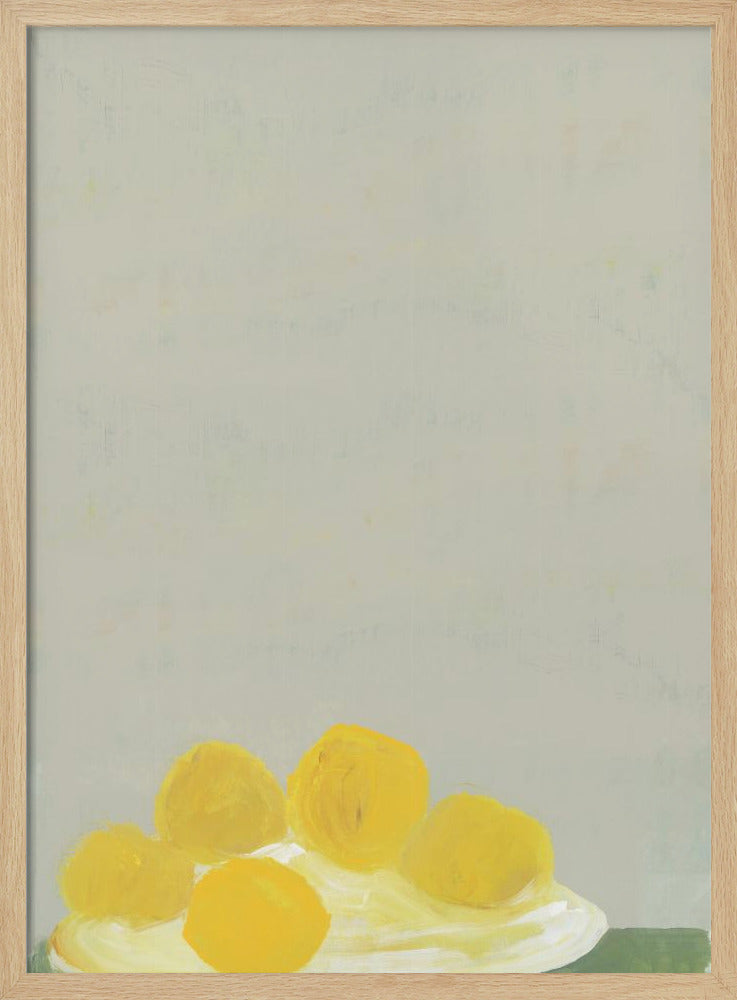 Limoni sul piatto No 2 | Poster