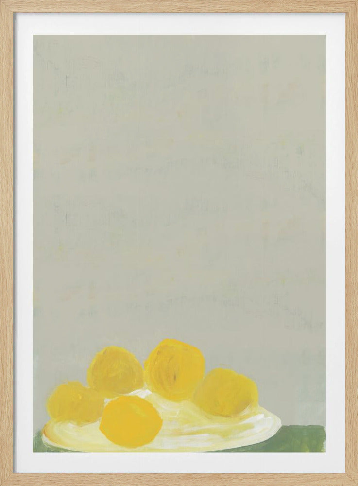 Limoni sul piatto No 2 | Poster