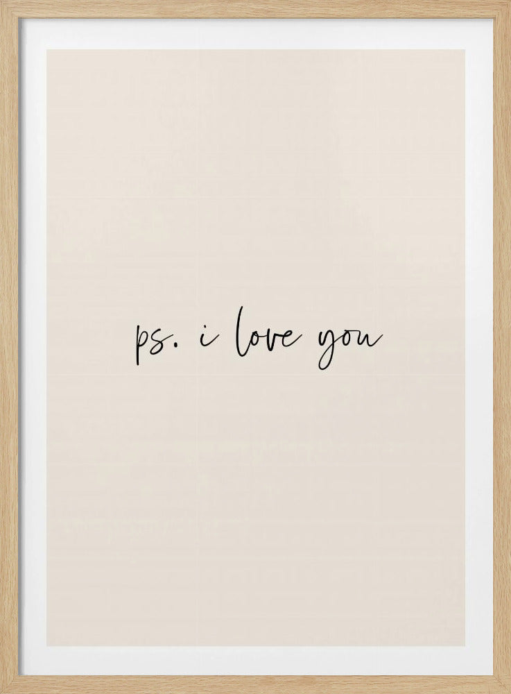 Ps. I Love You | Poster