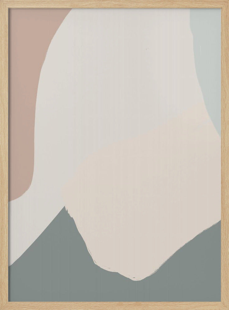 Soothing Beige Abstract | Poster
