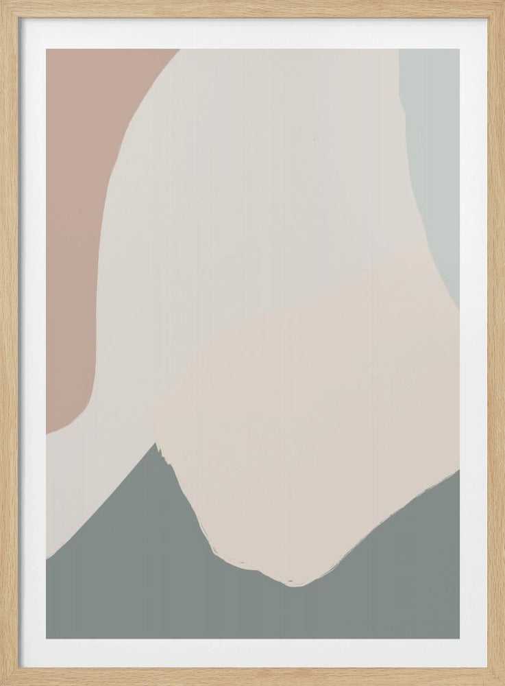 Soothing Beige Abstract | Poster