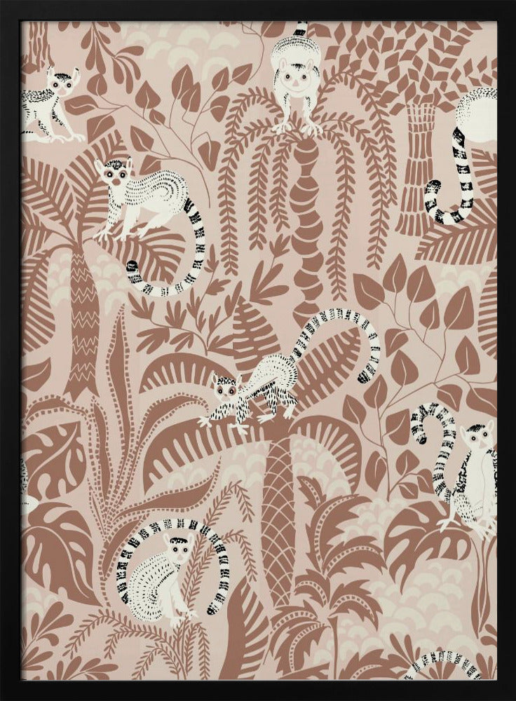 Jungle adventure Mocha Mousse | Poster