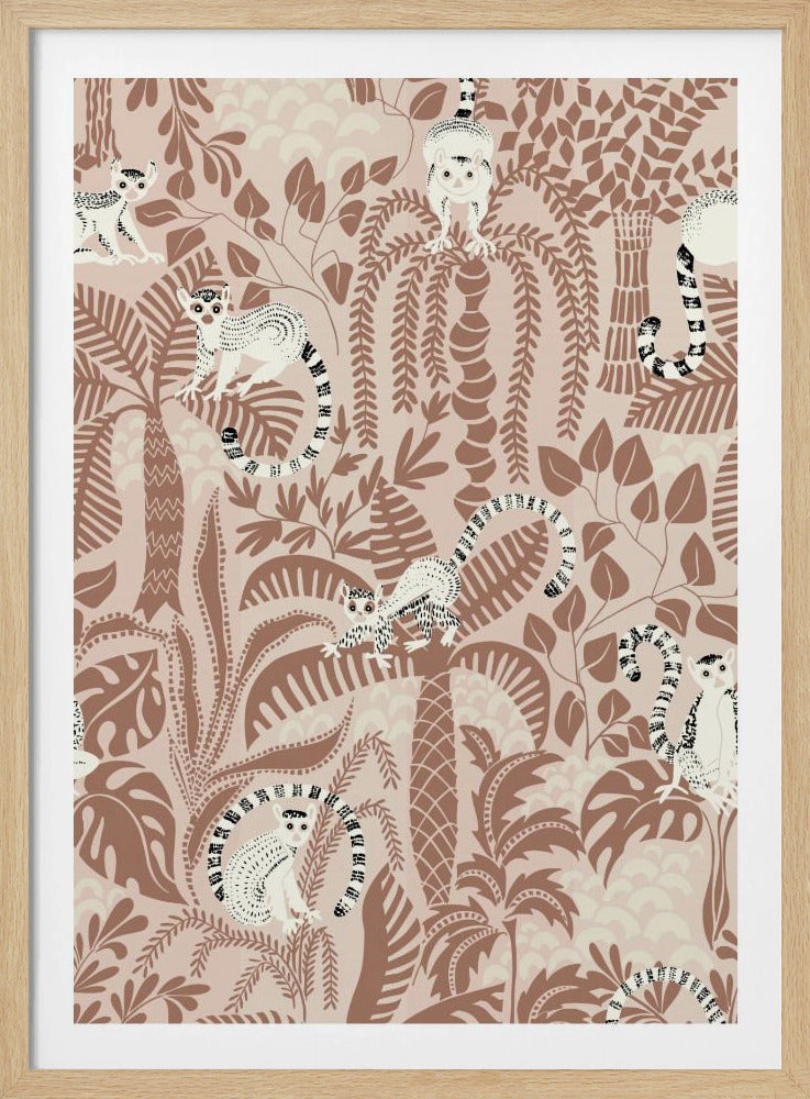 Jungle adventure Mocha Mousse | Poster