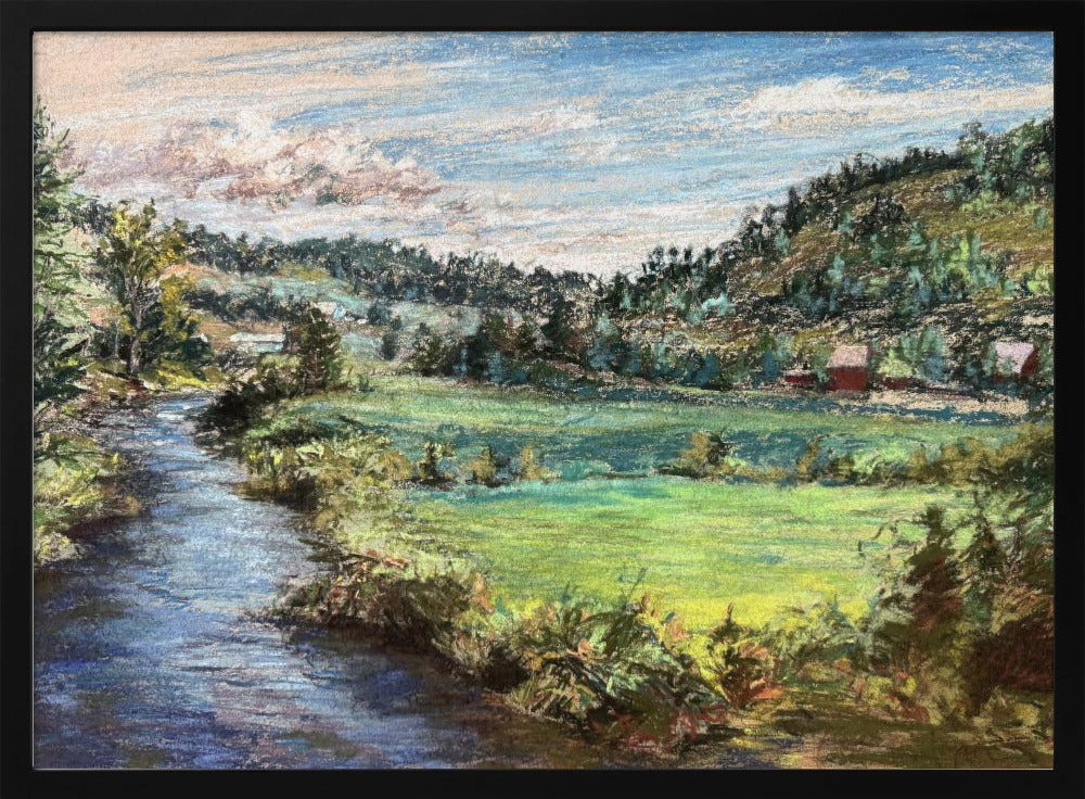 Serene River Valley | Poster