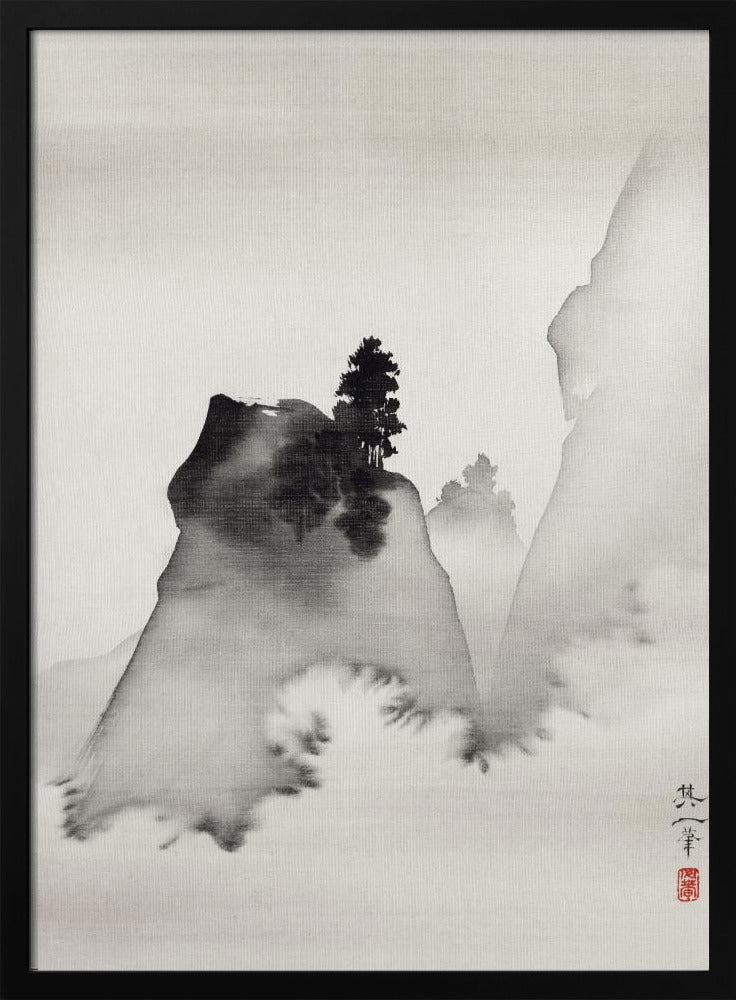 Mountains (right From the Triptych Three Evening Scenes) (19th Century) | Poster