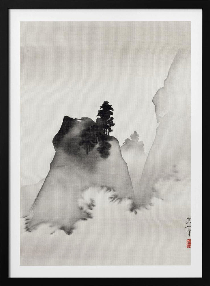 Mountains (right From the Triptych Three Evening Scenes) (19th Century) | Poster