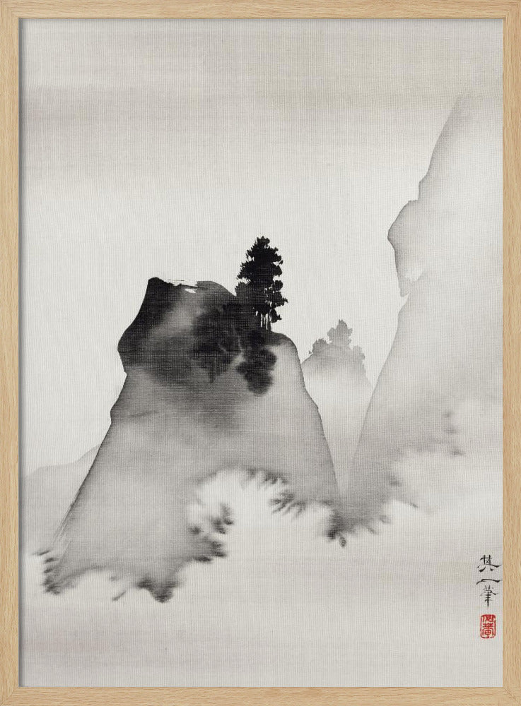 Mountains (right From the Triptych Three Evening Scenes) (19th Century) | Poster