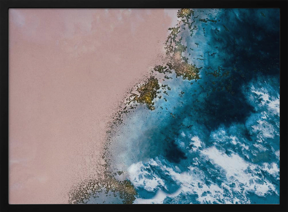 Aerial Coastal - Wind Swept Beach | Poster