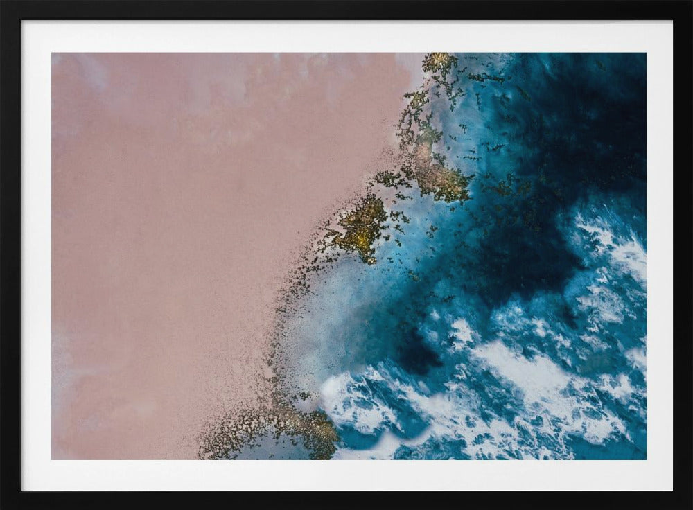 Aerial Coastal - Wind Swept Beach | Poster
