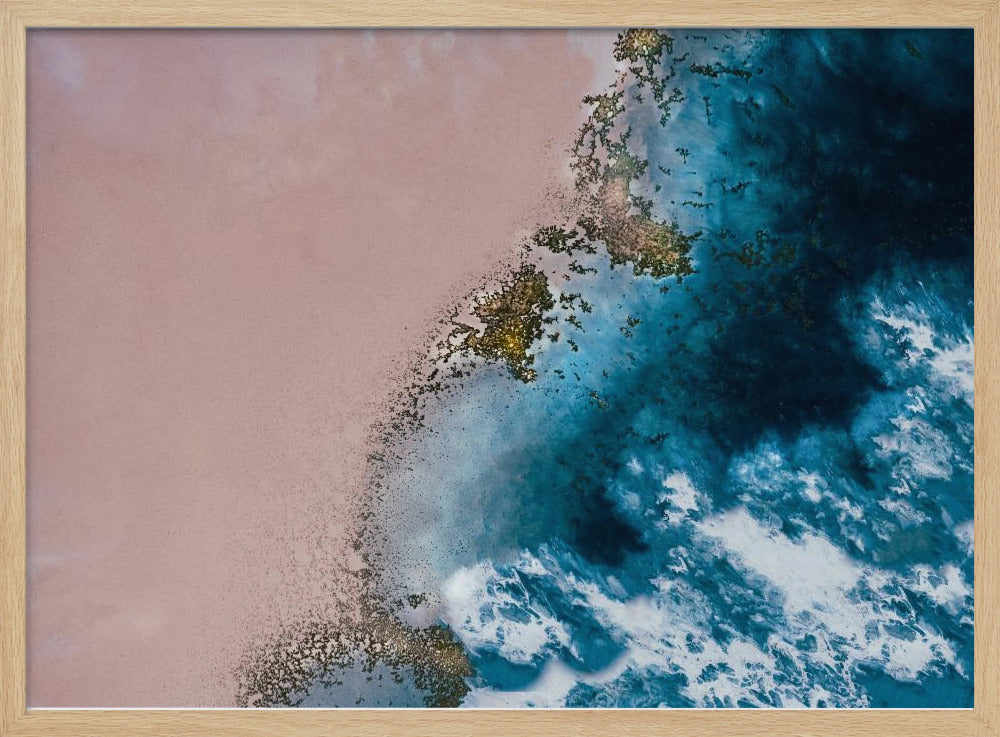 Aerial Coastal - Wind Swept Beach | Poster