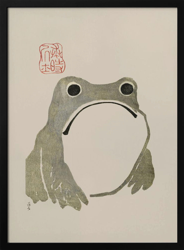 Grumpy Frog I Original | Poster